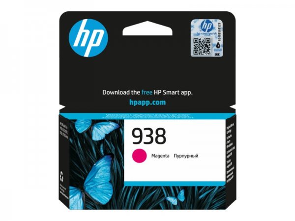 HP Cartuccia di inchiostro magenta originale 938 - Resa standard - Magenta - 1 pz - 800 pagine - Con