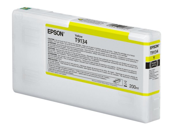 Epson T9134 Yellow Ink Cartridge (200ml) - Resa standard - Inchiostro a base di pigmento - 200 ml -