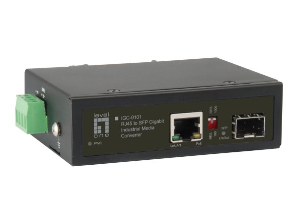 LevelOne IGC-0101 - medieomsætter - 10 - Converter - 1 Gbps