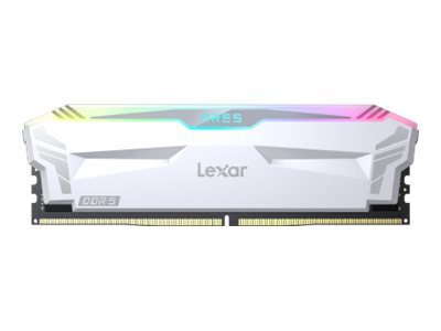 Lexar 16GB Ares DDR5 6400 CL32 1.4V Memory with h/s white