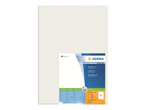 HERMA 8692 - Bianco - Rettangolo - Permanente - A3 - Carta - Opaco