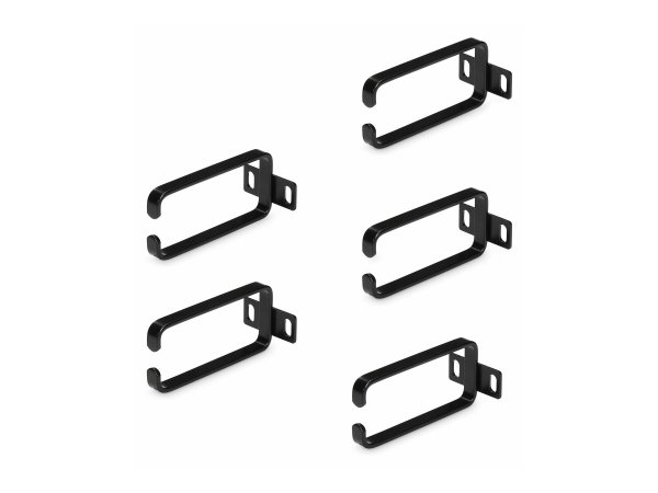 StarTech.com 5-Pack 1U Cable Management D-Ring Hooks - Cavo