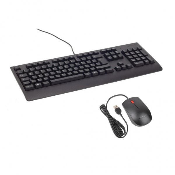 Lenovo Essential Wired Combo - Keyboard and mouse set