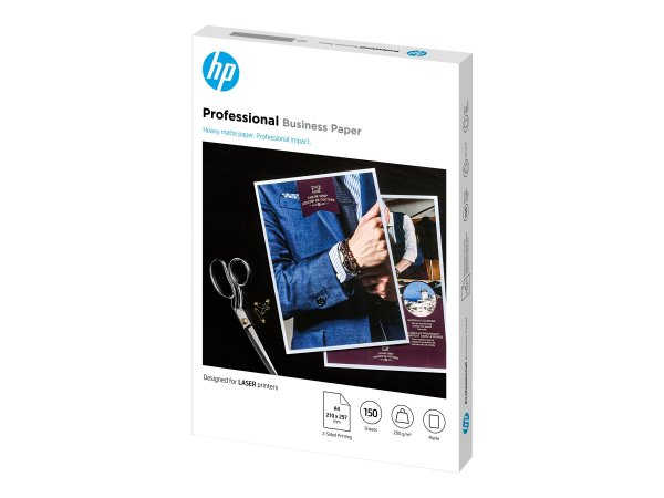 HP Carta professionale - opaca - 200 g/m2 - A4 (210 x 297 mm) - 150 fogli - Stampa laser - A4 (210x