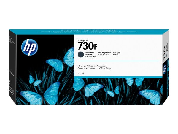 HP Cartuccia inchiostro nero opaco DesignJet 730F da 300 ml - Resa elevata (XL) - Nero opaco - Inchi