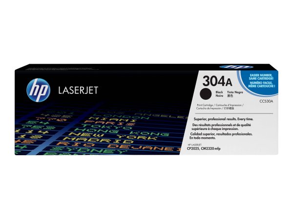 HP 304A - Black - original - LaserJet