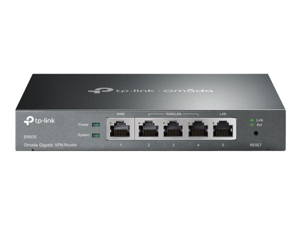 TP-LINK TL-R605 - WAN Ethernet - Gigabit Ethernet - Nero