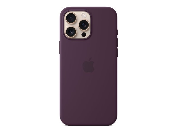 Apple iPhone 16 Pro Max Silicone Case with MagSafe - Plum