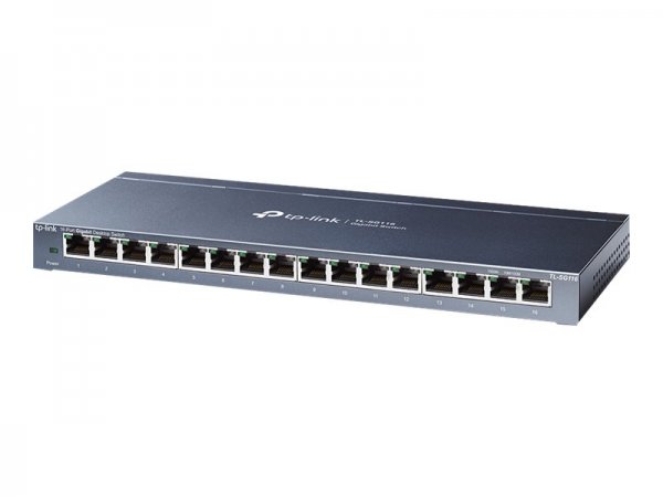 TP-LINK TL-SG116 - Non gestito - Gigabit Ethernet (10/100/1000) - Full duplex - Montabile a parete