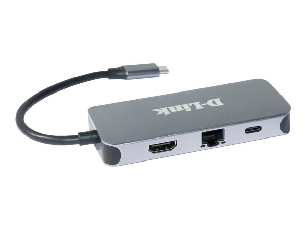 D-Link DUB-2335 - Cablato - USB tipo-C - 10,100,1000 Mbit/s - 10BASE-T - 100BASE-TX - 1000BASE-T - I