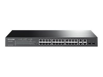 TP-LINK Smart PoE Switch T1500-28PCT - - 24 x 10/100+ 2 SFP+ 4 - Interruttore - Filo di rame