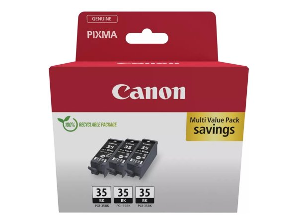 Canon PGI-35 Ink Cartridge BK Triple - Cartuccia di inchiostro