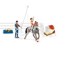 Schleich Horse Club Mia’s vaulting riding set - 5 anno/i - Multicolore - 12 anno/i - 4 pezzo(i) - No