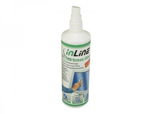 InLine detergente per schermi per monitor / TFT / LCD - spray 250ml