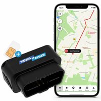 YUKAtrack AIO GPS OBD2 Car Tracker 2G incl. SIM+ Date Flat