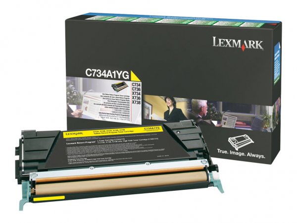 Lexmark Gelb - Original - Tonerpatrone LCCP, LRP