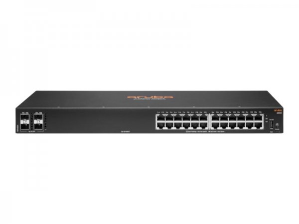 HPE 6000 24G 4SFP - Gestito - L3 - Gigabit Ethernet (10/100/1000) - Montaggio rack - 1U