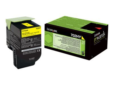 Lexmark 702HY R - 3000 pagine - Giallo - 1 pz