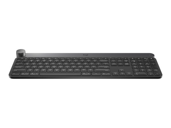 Logitech Craft Advanced keyboard with creative input dial - Full-size (100%) - Wireless - RF senza f