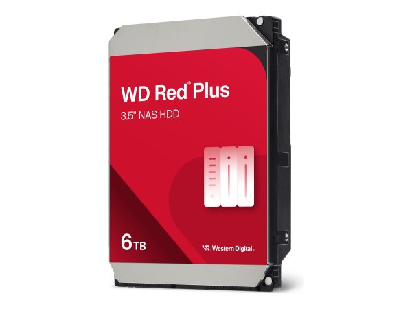 WD Red Plus WD60EFPX - 3.5" - 6 TB - 5400 Giri/min