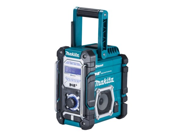 Makita DMR112 - 87,5 - 108 MHz - 4,9 W - Nero - Turchese - Pulsanti - IP64 - 4,9 kg