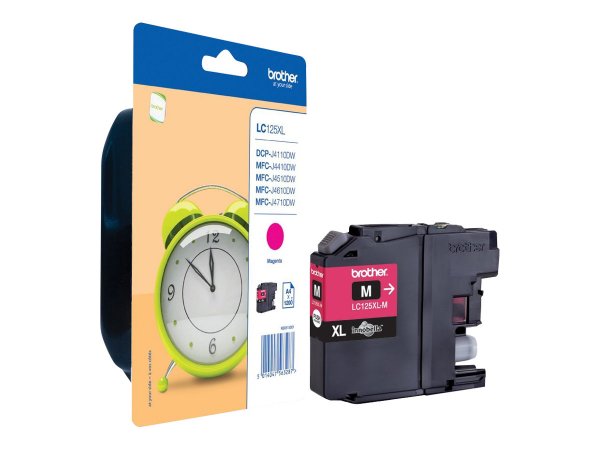 Brother LC125XLM - Magenta - 1 pz - 1200 pagine - Confezione singola