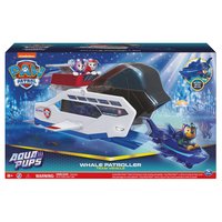 Spin Master Paw Patrol Aqua Pups - Whale Patroller Teamfahrzeug mit Basis Fahrzeug von