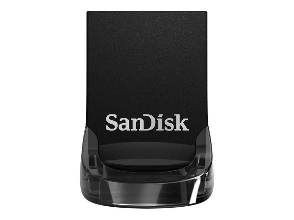 SanDisk Ultra Fit - 128 GB - USB tipo A - 3.2 Gen 1 (3.1 Gen 1) - Senza coperchio - Nero