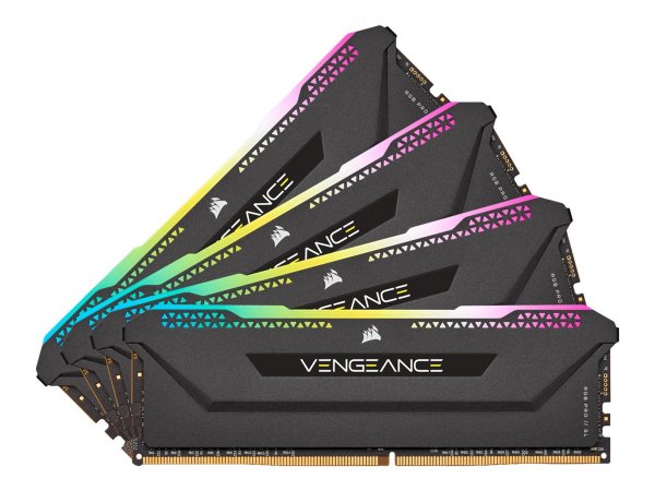 Corsair Vengeance CMH64GX4M4E3200C16 - 64 GB - 4 x 16 GB - DDR4 - 3200 MHz - 288-pin DIMM - Nero