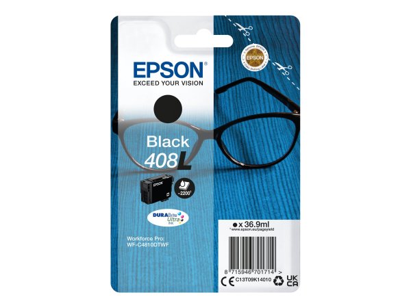 Epson Patrone 408 black XL T09K1 - Originale - Cartuccia di inchiostro