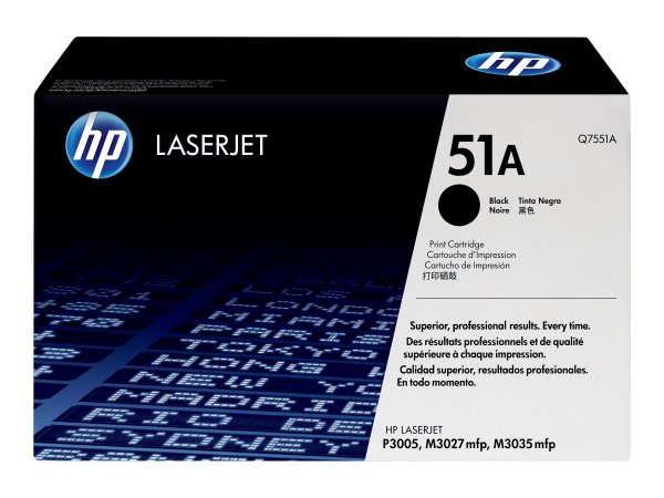 HP Cartuccia Toner originale nero LaserJet 51A - 6500 pagine - Nero - 1 pz