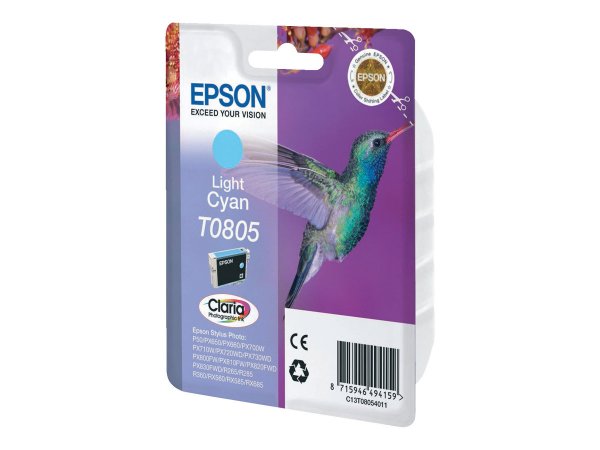 Epson Hummingbird Cartuccia Ciano-chiaro - Inchiostro a base di pigmento - 7,4 ml - 1 pz