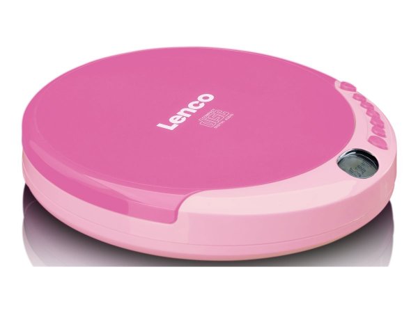 Lenco CD-011 - 190 g - Rosa - Lettore CD portatile