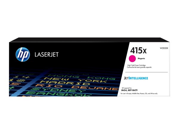 HP Cartuccia toner magenta originale LaserJet 415X ad alta capacità - 6000 pagine - Magenta - 1 pz