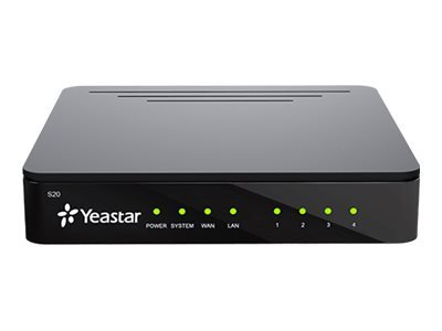 Yeastar S20 - UDP - TCP - TLS - SRTP - SIP (RFC3261) - IAX2 - 10,100 Mbit/s - IEEE 802.3,IEEE 802.3u