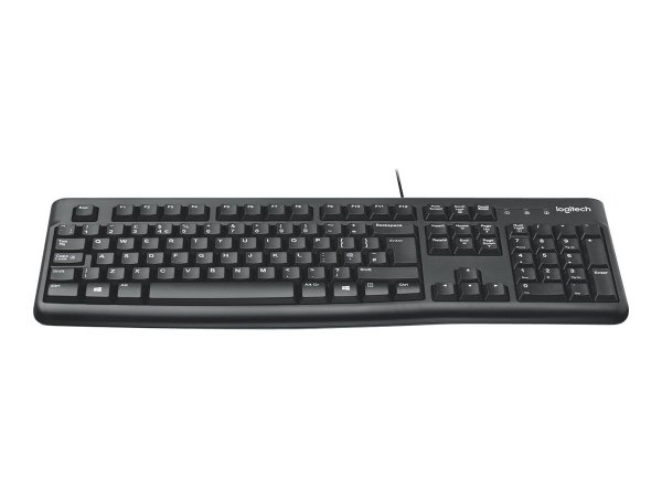 Logitech K120 - Cablato - USB - QWERTY - Nero