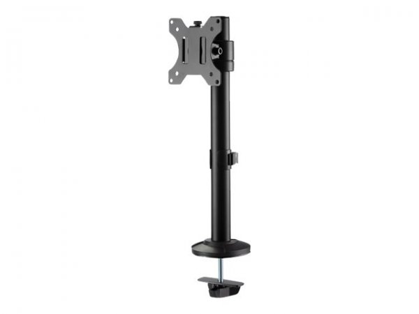 DIGITUS Supporto a colonna universale per monitor singolo - Morsa - 8 kg - 38,1 cm (15") - 81,3 cm (