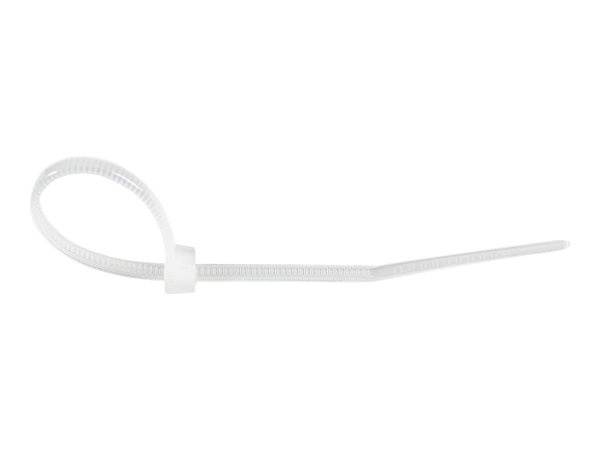 StarTech.com Fascetta Fermacavi da 10cm - Fascetta in Plastica Stringicavo Larga 2mm - Diametro del