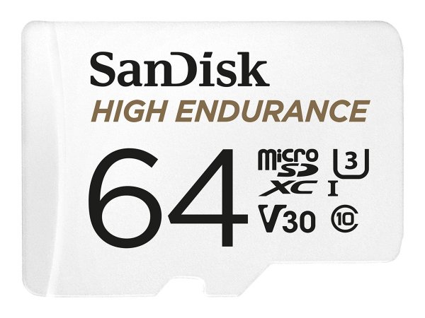 SanDisk High Endurance - 64 GB - MicroSDXC - Classe 10 - UHS-I - 100 MB/s - 40 MB/s