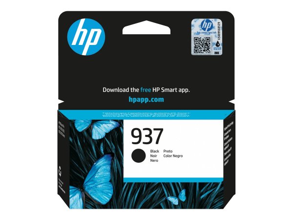 HP 937 Black Original Ink - Originale - Cartuccia di inchiostro