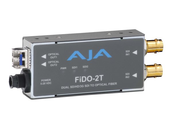 AJA FiDO-2T - Convertitore video attivo - Grigio - 3 Gbit/s - BNC