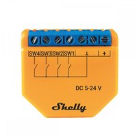 Shelly Plus i4 DC - Arancione - 802.11b - 802.11g - Wi-Fi 4 (802.11n) - 2,4 GHz - 1 mW - 30 m - 4 ca