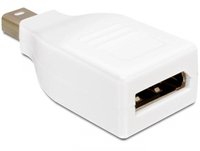 Delock DisplayPort Mini M/FM - DP Mini M - DP FM - Bianco