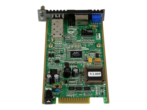 StarTech.com Modulo scheda per convertitori multimediali in fibra Gigabit Ethernet con slot SFP aper