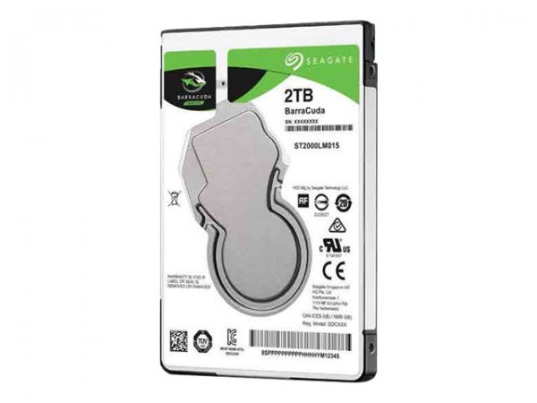 Seagate Barracuda 2.5" - 2.5" - 2000 GB - 5400 Giri/min