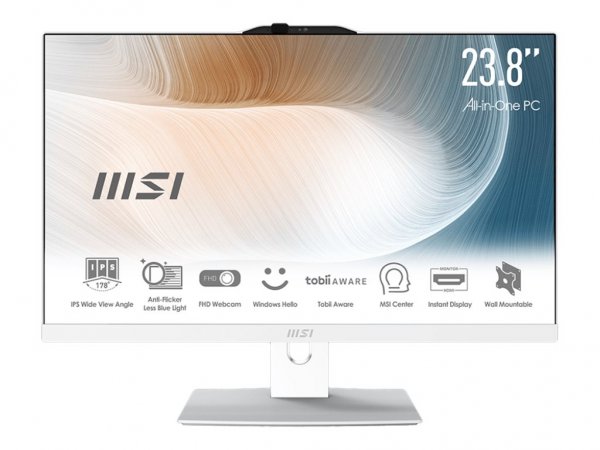 MSI Modern AM242P 12M-073DE - 60,5 cm (23.8") - Full HD - Intel® Core™ i5 - 8 GB - 512 GB - Windows