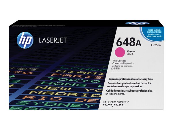 HP 648A - Magenta - Original - LaserJet - Tonerpatrone (CE263A)