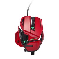 Mad Catz R.A.T 8+ ADV - Mano destra - Ottico - USB tipo A - 20000 DPI - 0,5 ms - Nero - Rosso