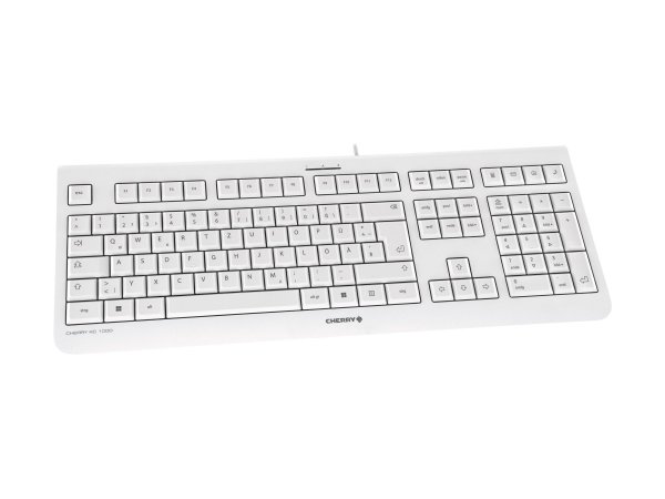 Cherry KC 1000 - Tastiera - QWERTY - Beige, Grigio