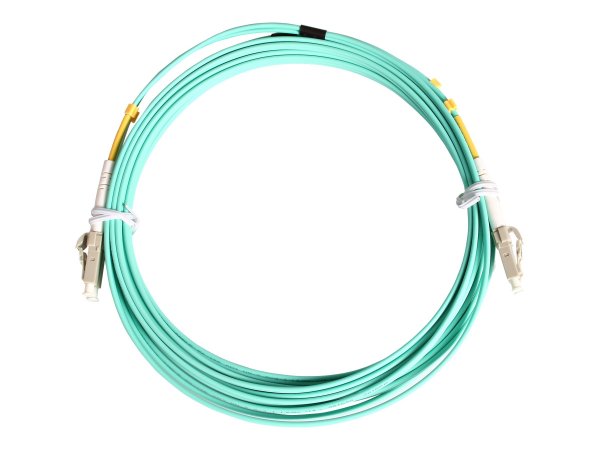 StarTech.com Cavo patch duplex LSZH fibra multimod. 50/125 2 m 10 Gb Aqua LC-LC - 2 m - OM3 - LC - L